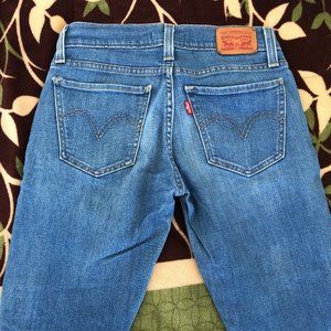 Levi's Blue Jeans 601 Pin Skinny